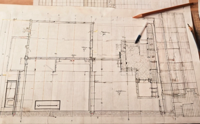 Ground floor plan of a 96 square metre house with circulation areas hatched to show the percentage of floor area used for movement